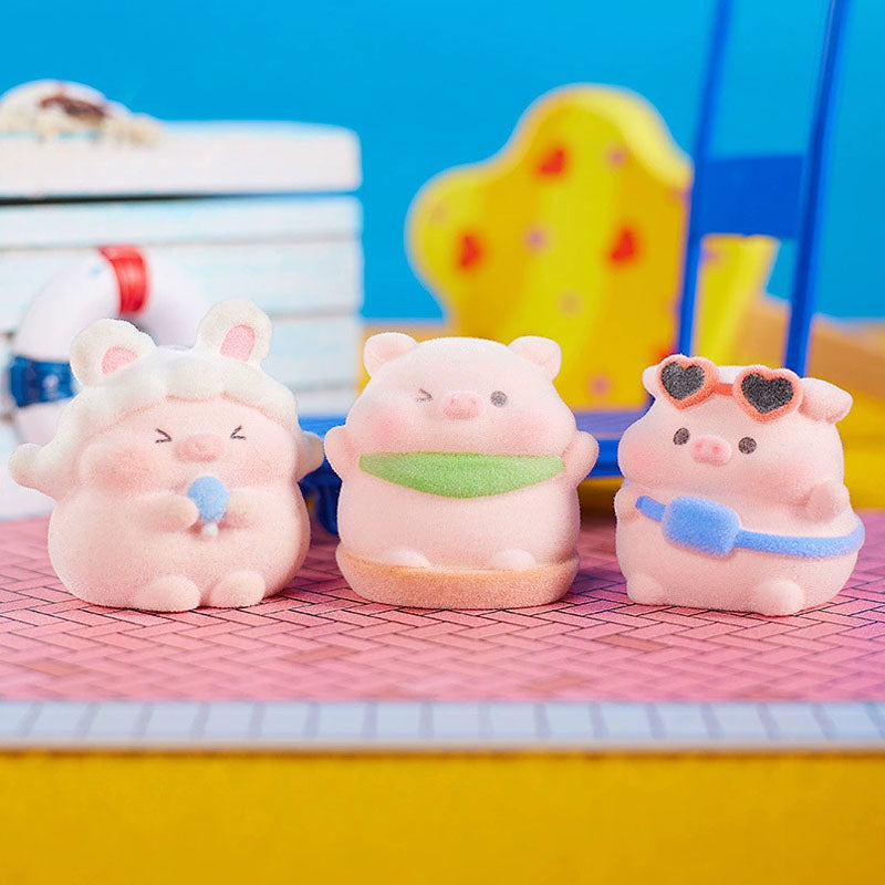 DUDU PIG Happy Travel Mini Fuzzy Bean Series Blind Box