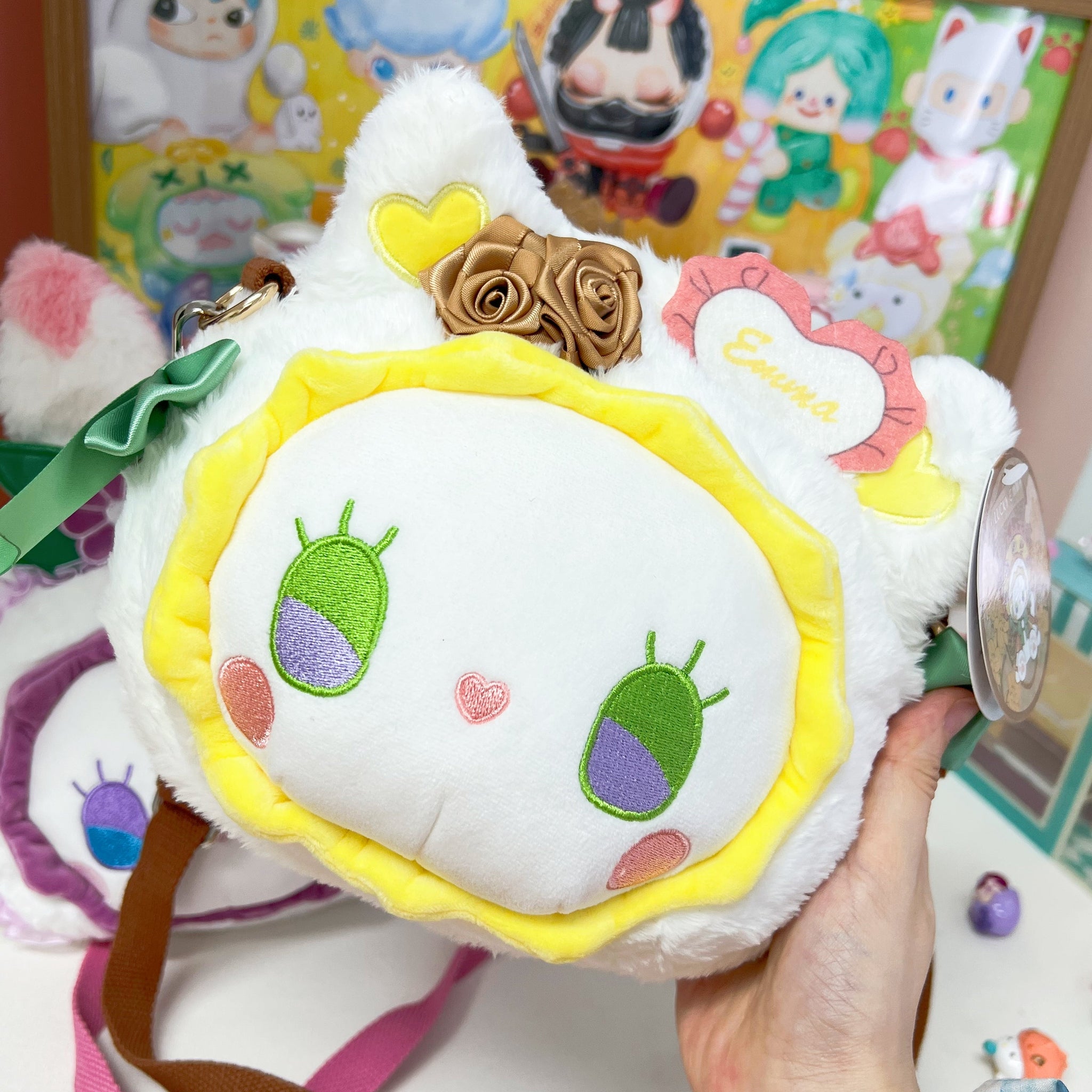 EMMA Mask Party Plushy Crossbody Bag