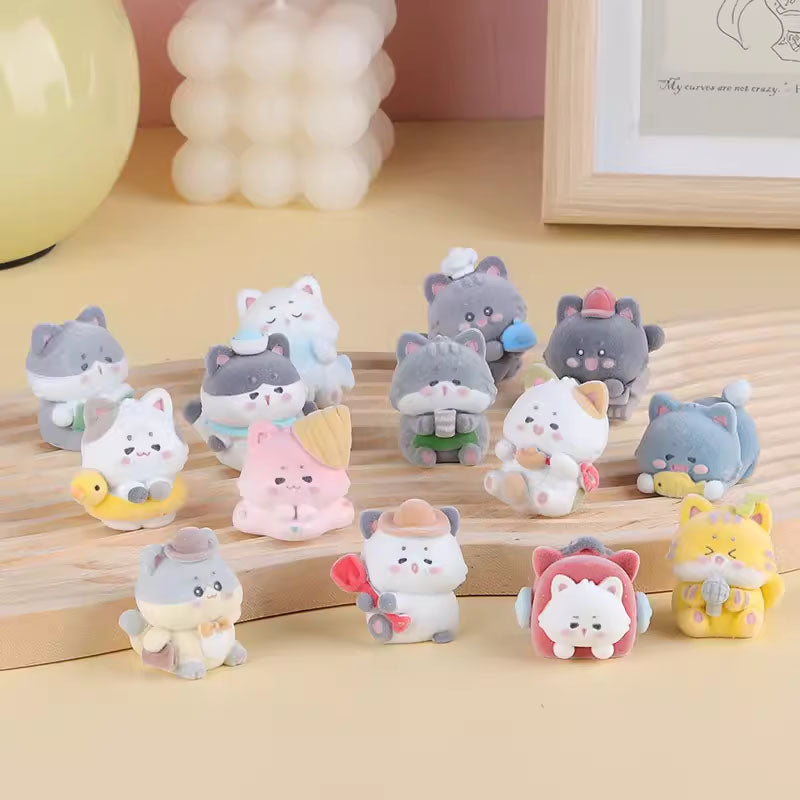 Hajimi Kitty‘s Life Fuzzy Bean Series Blind Box