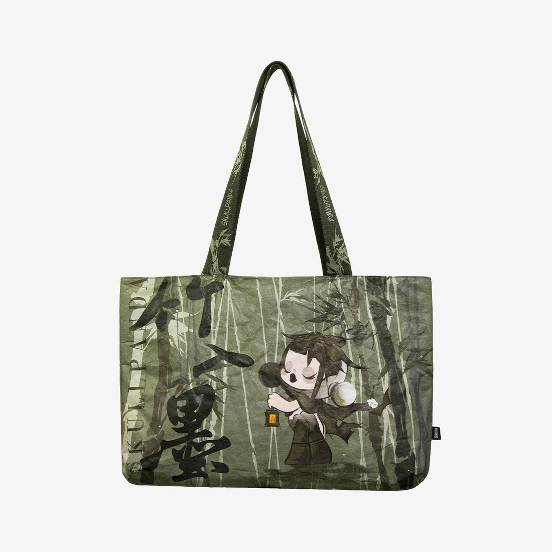 SKULLPANDA The Ink Plum Blossom Series Tote Bag