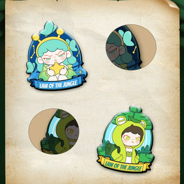 DORA Law Of The Jungle Badge Series Blind Box