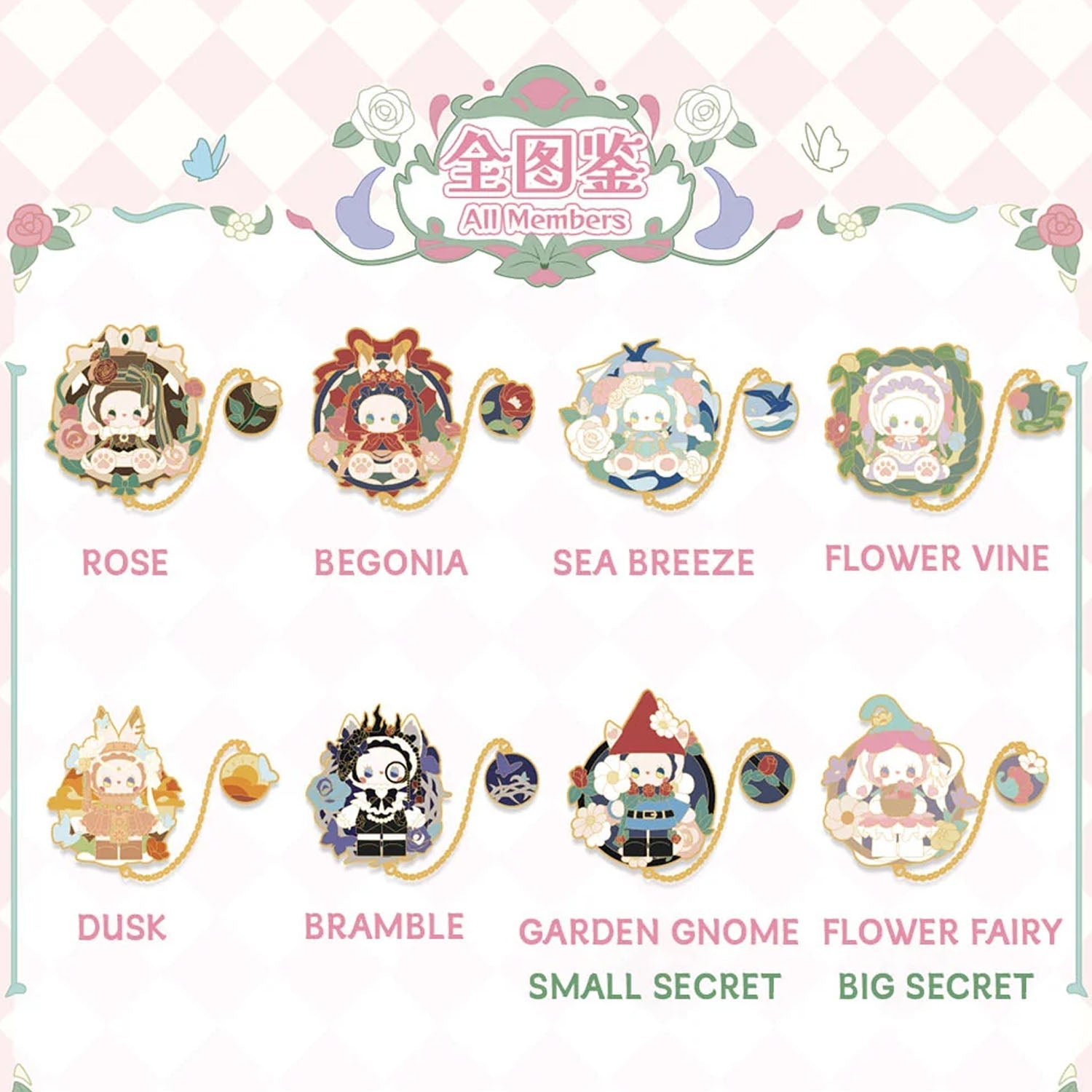 EMMA Garden Dating Series Badge Blind Box