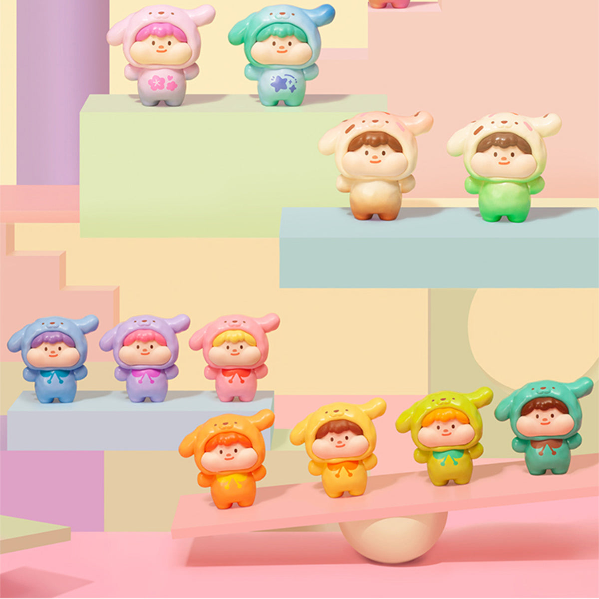 MEATBALL Cotton Candy Puppy Beans Series Blind Box